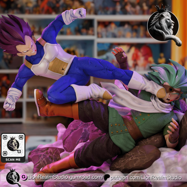 Vegeta Ultra Ego vs Granolah - Dragon Ball Super