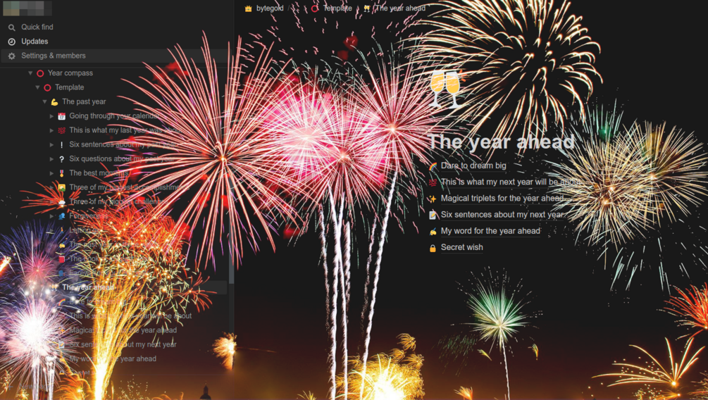 Year Compass for Notion.so