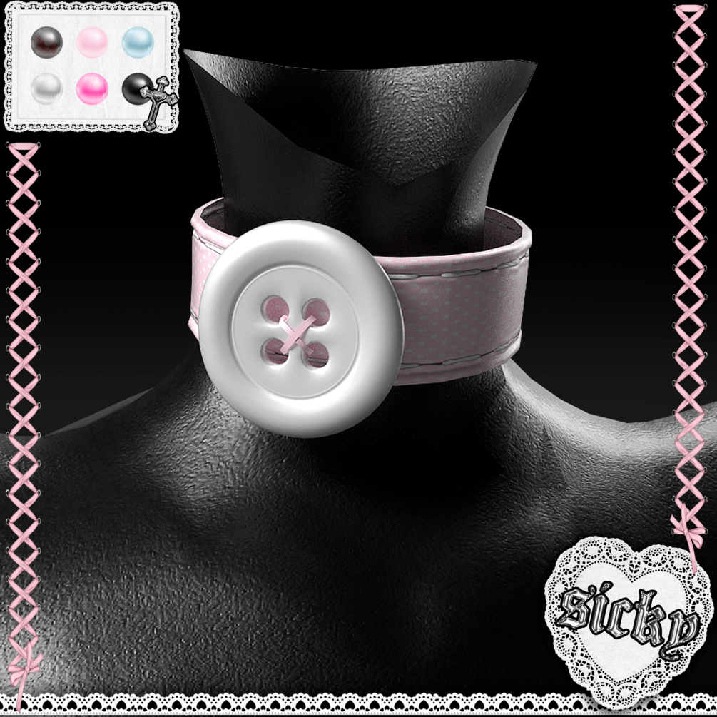  choker button ₊˚⊹♡ (personal and commercial )