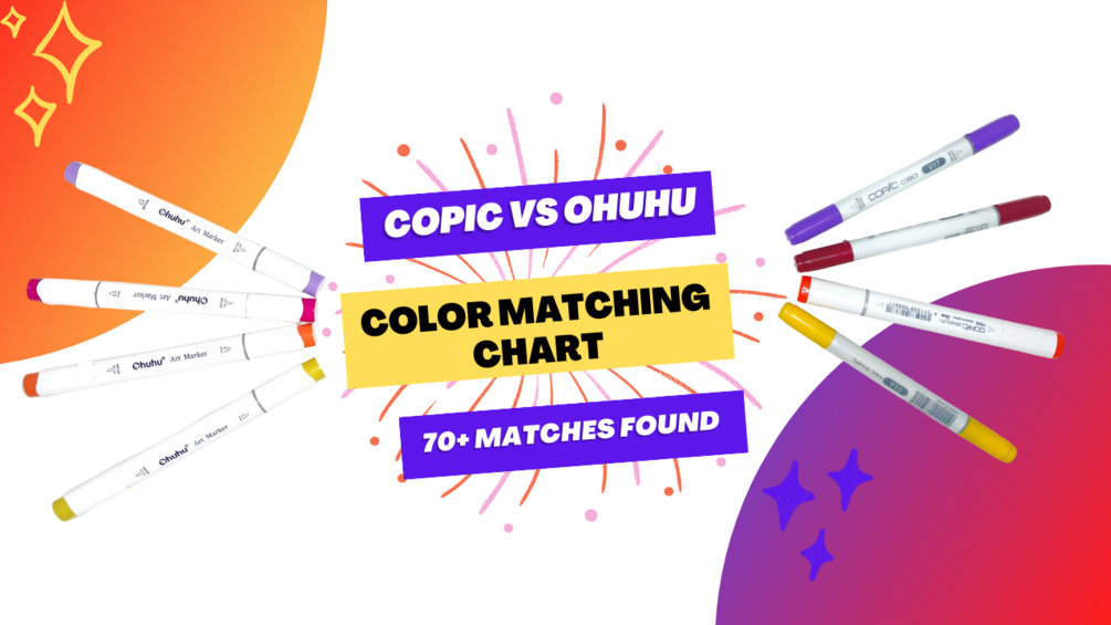 TOUCH FIVE MARKERS vs OHUHU MARKERS - Which cheap Copic