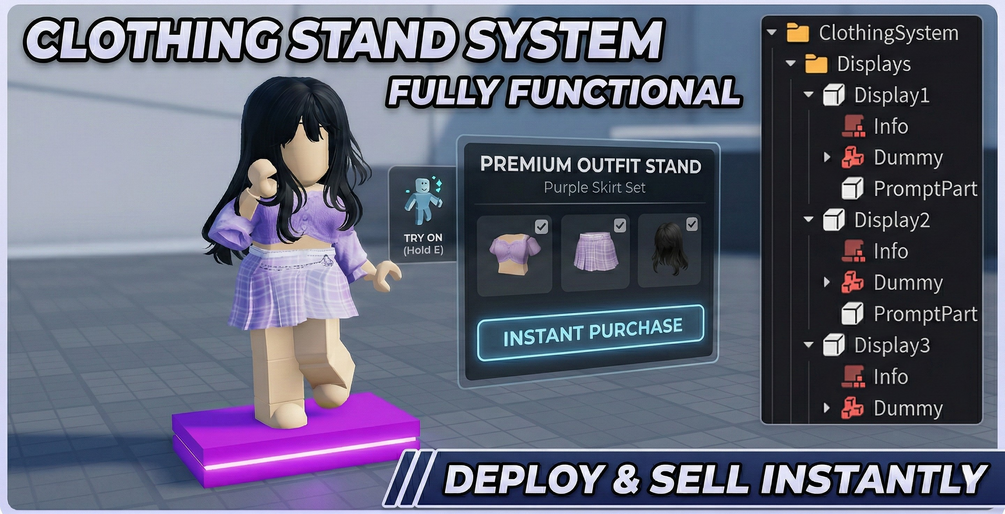 Advanced Cloth Stand System