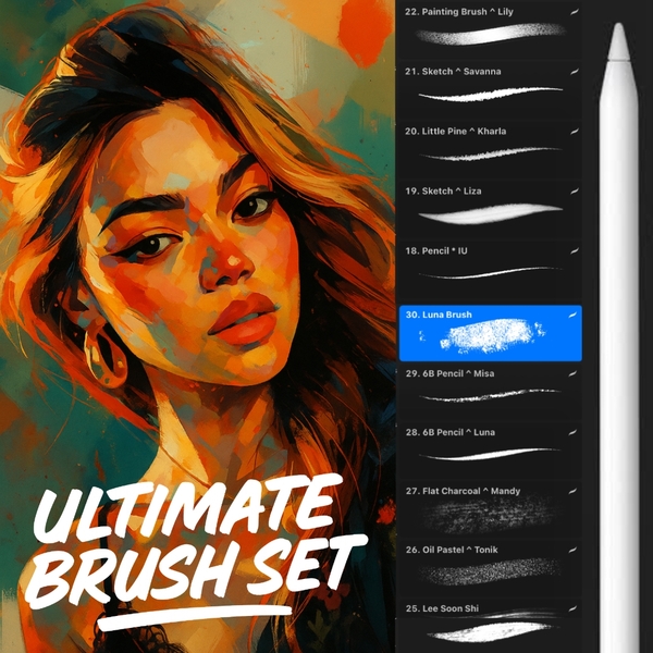 💯 🪔 {ONLY TODAY } FULL FREE OIL BRUSHES FOR PROCREATE+ Free 5 Premium Textures! | Download Now 🪔 • PROCREATE+ 用完全無料オイルブラシ •  PINCELES DE ÓLEO GRATIS PARA PROCREATE 🌟 by Lovell