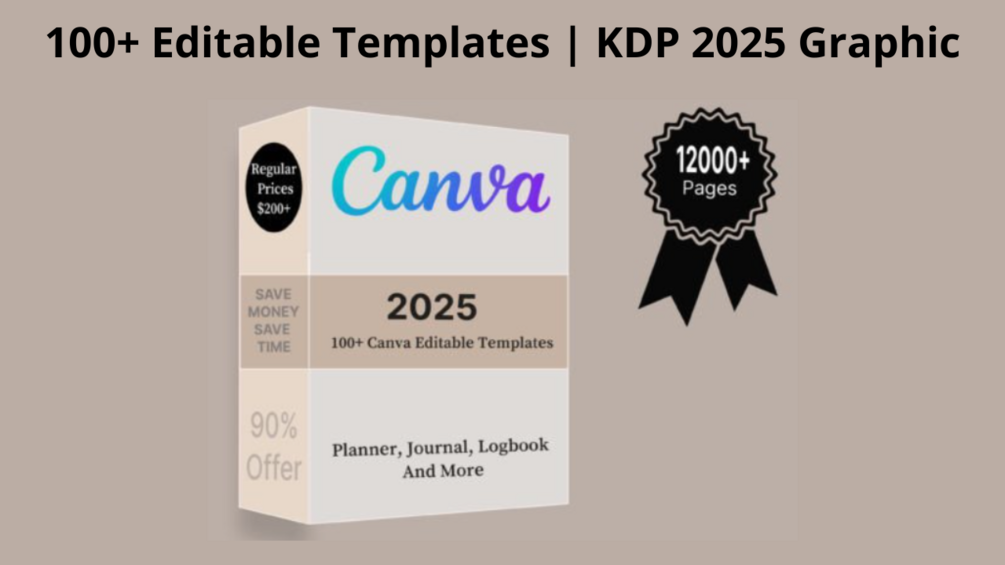 100+ Editable Templates | KDP 2025