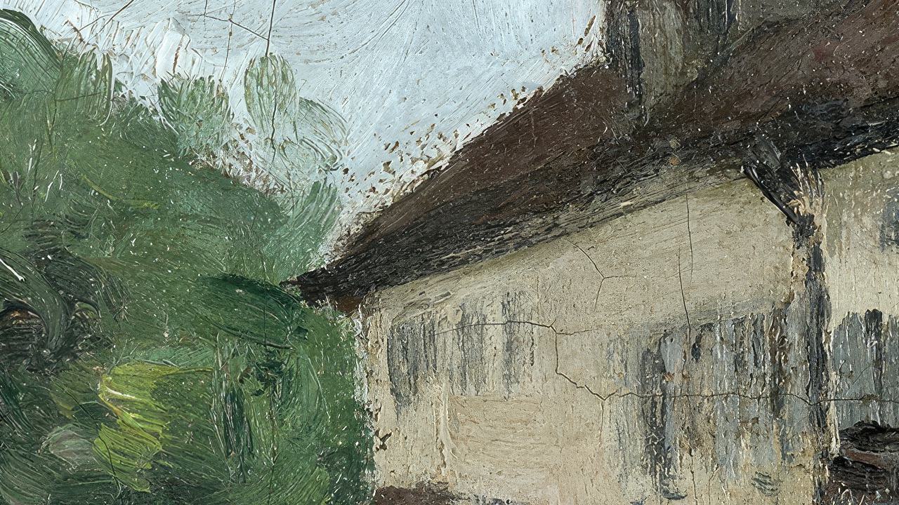 Pontoise Street in Pontoise (Rue de Gisors) by Camille Pissarro