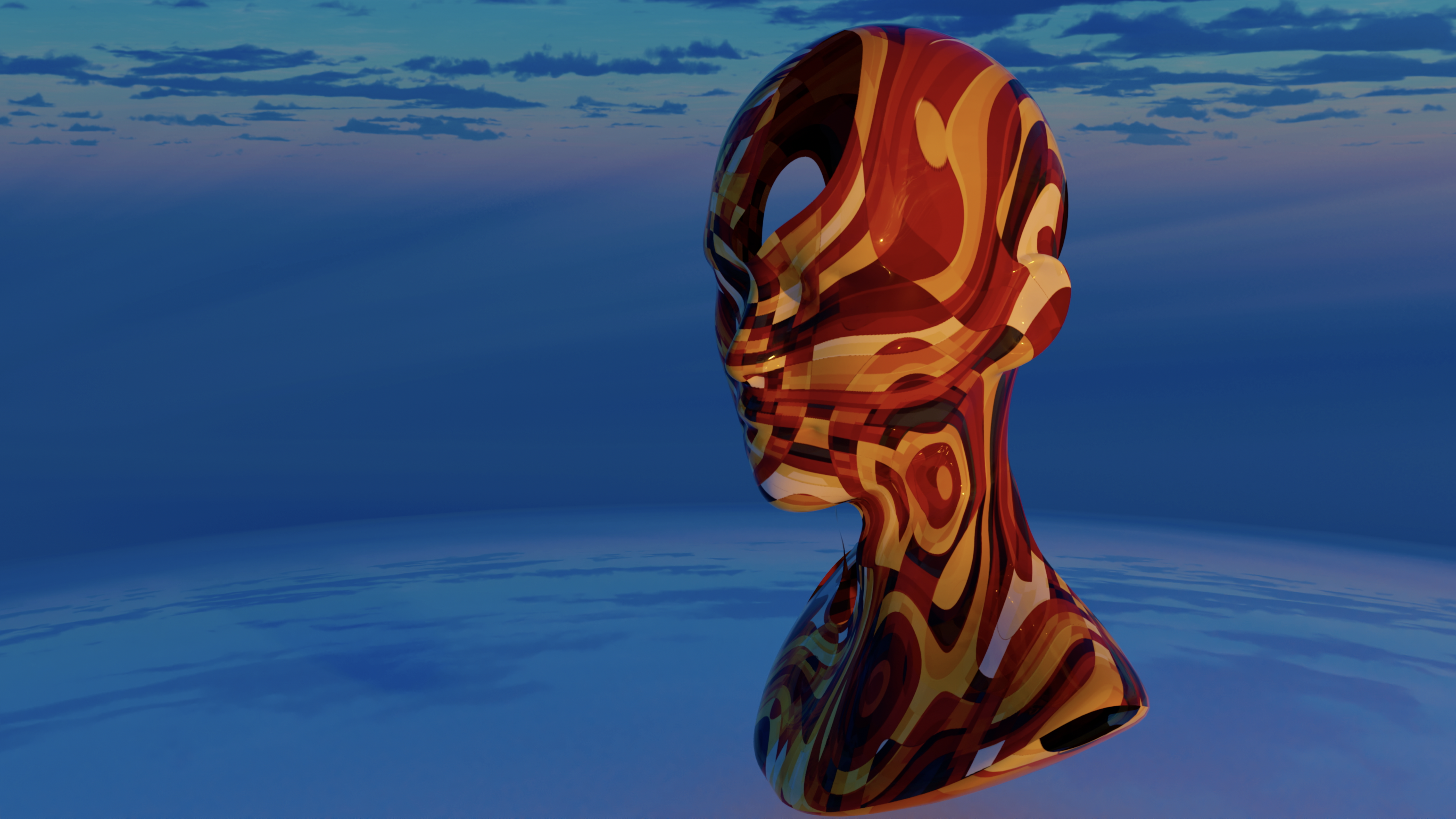 Sunset Mosaic: a frame from the loop.