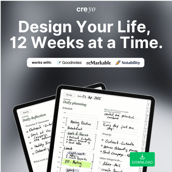 12 Week Sprint - Digital Planner