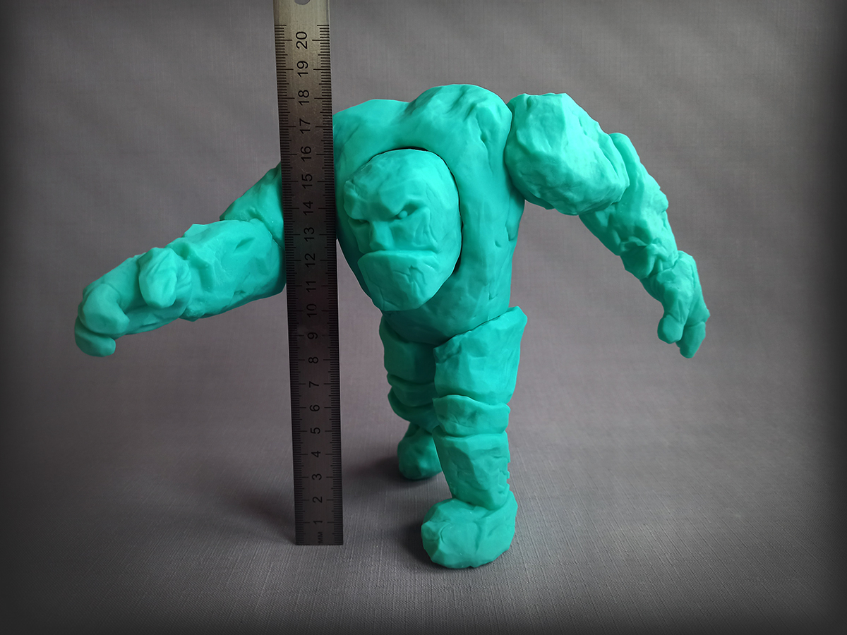 画材 Golem footprints Articulating Golem – makersace