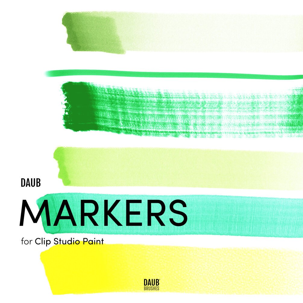 DAUB Markers for Clip Studio Paint