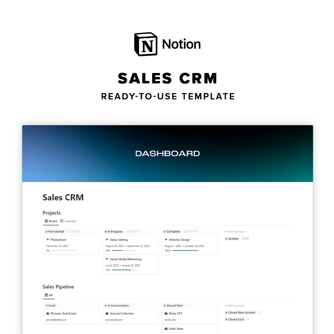 Introducing Notion Sales CRM Template 💸 Matt Bio