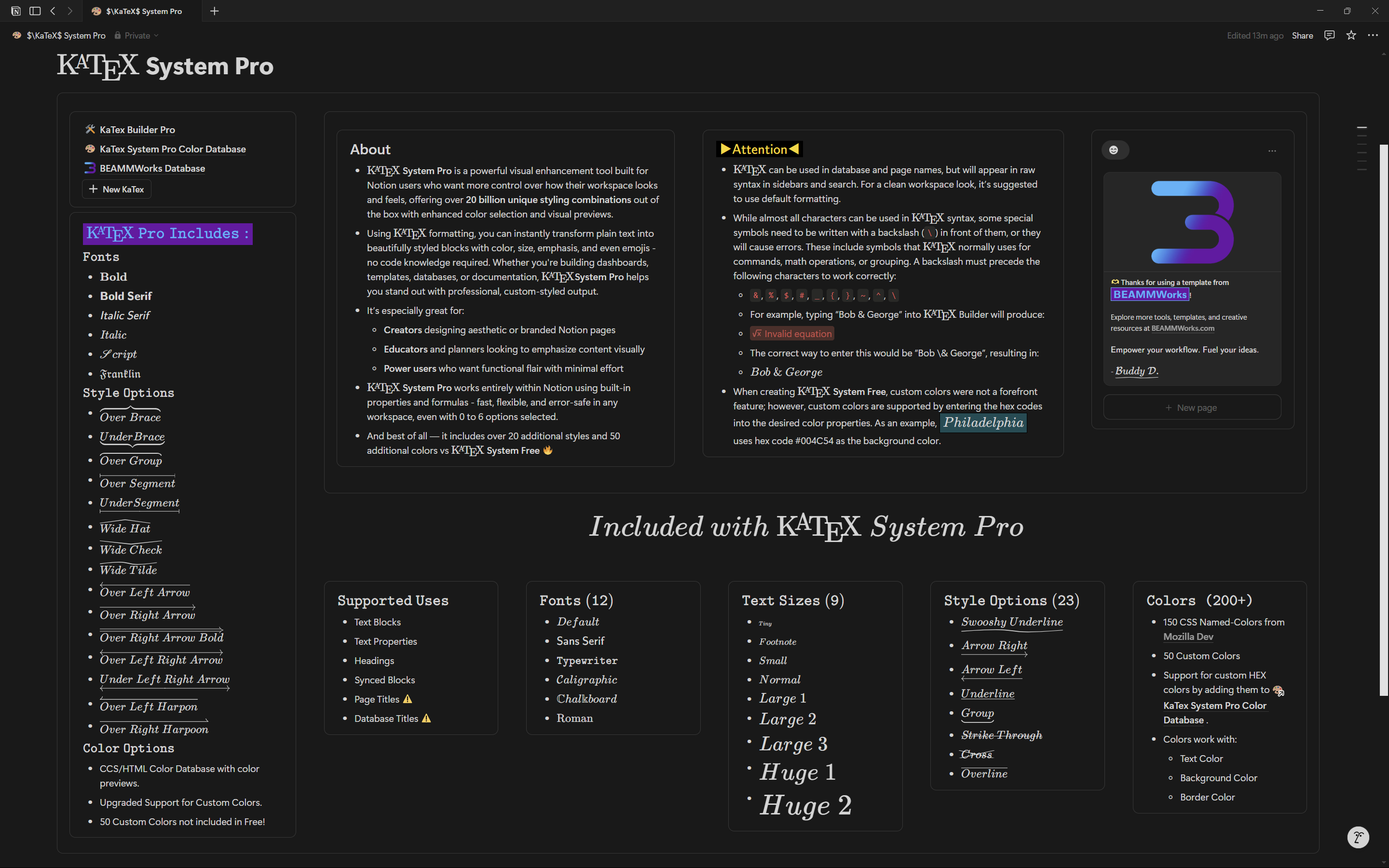 Screenshot 1 of KaTeX System Pro