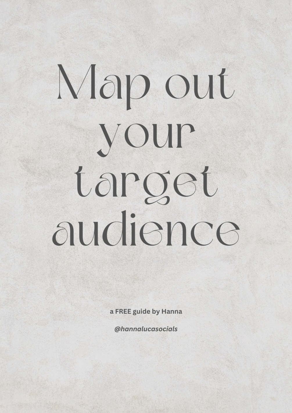 Target Audience Guide