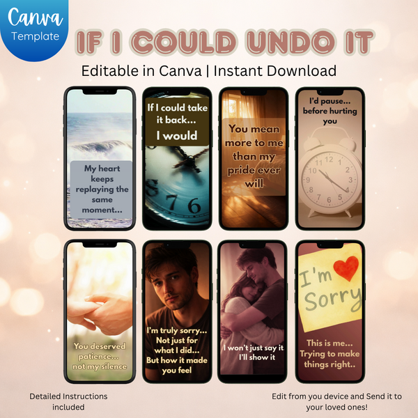 If I Could Undo It… A Heartfelt Apology Video Gift