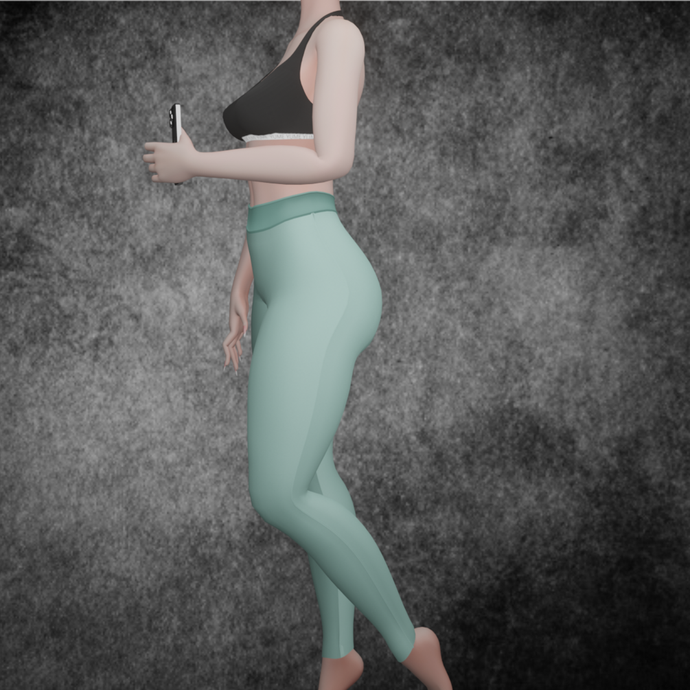 Yoga pants / Tiktok leggings for Toribase, Zinfit base, Pandabase