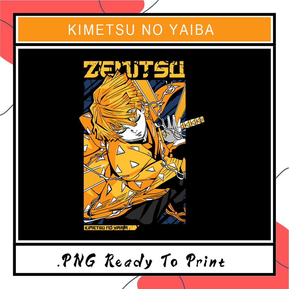 Kimetsu No Yaiba Design Png Ready To Print