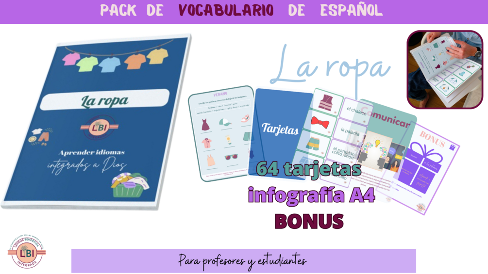 LA ROPA, Vocabulario, Aprende Español