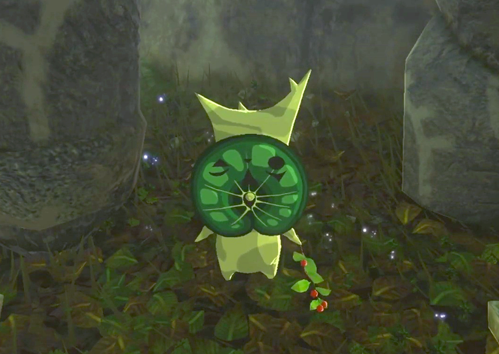 Korok Peeks Mask Pattern (Lily Pad Leaf)