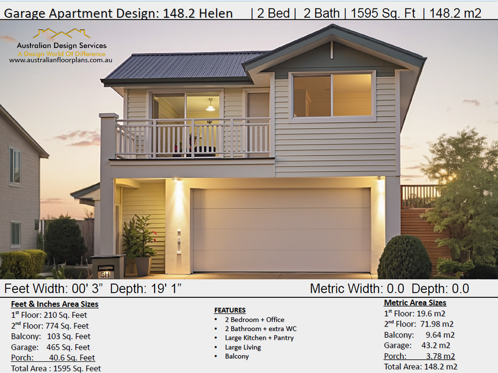 Thumbnail for Modern Penthouse Apartment With Dual Master Bedrooms And Private Car Garage