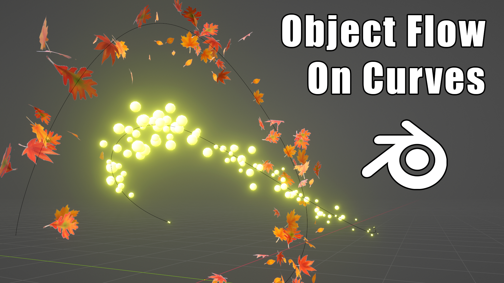 [Blender 3.1] Object Flow On Curves Geometry Nodes Nullpk Let's