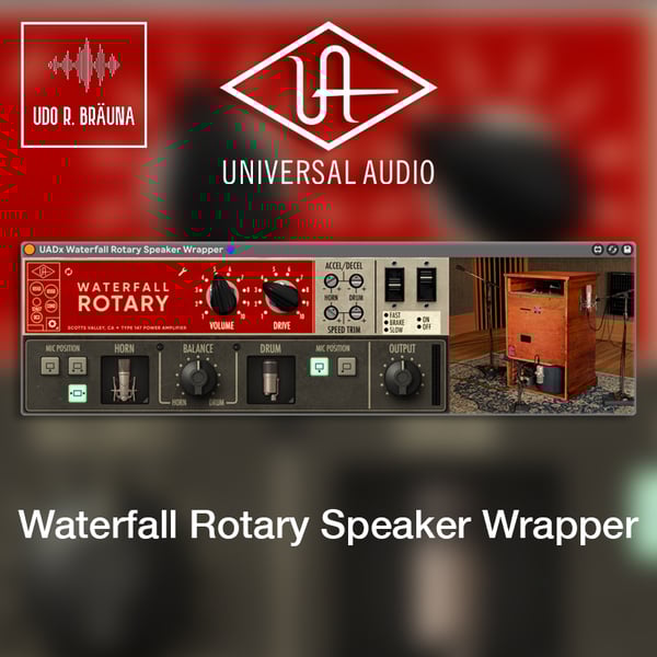 UAD Waterfall Rotary Speaker Wrapper