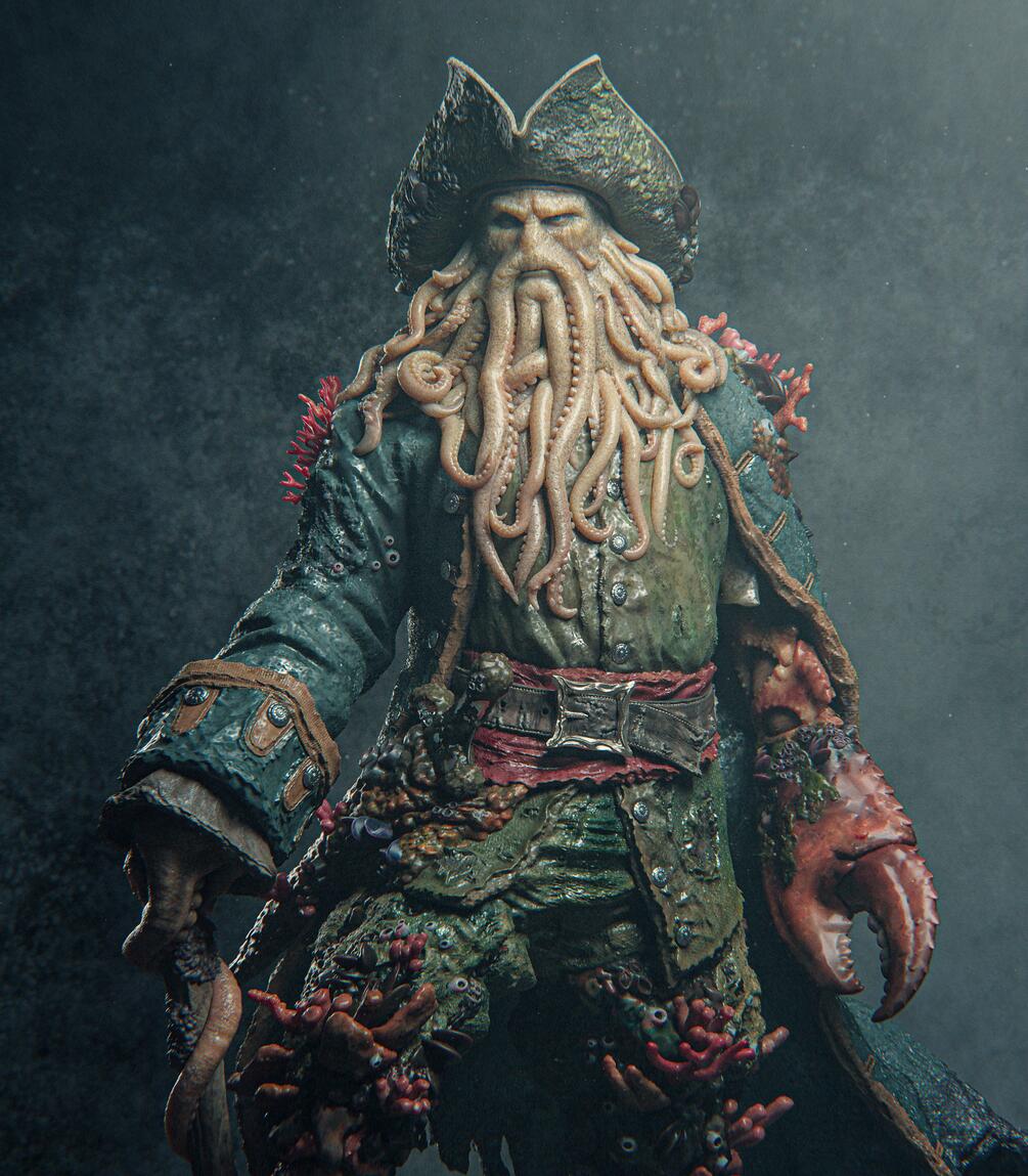 Davy Jones 3D Print