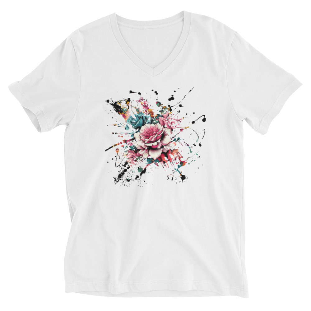 Lily Island Flimsy V-neck Floral Shirt