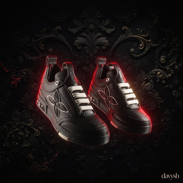 Fleur Noir V-Trainers - Sneakers for VRChat