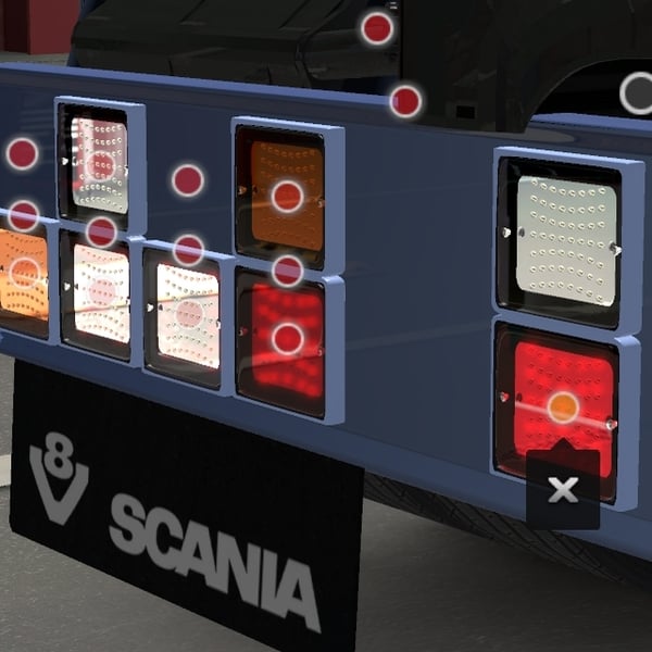 [addon] Hella LED lights pack painted by WC007 D3SIGN