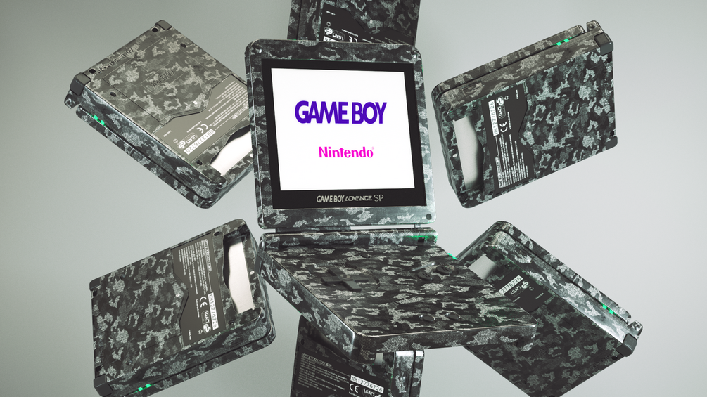 Nintendo GameBoy Advance SP 3D Model $49 - .c4d - Free3D