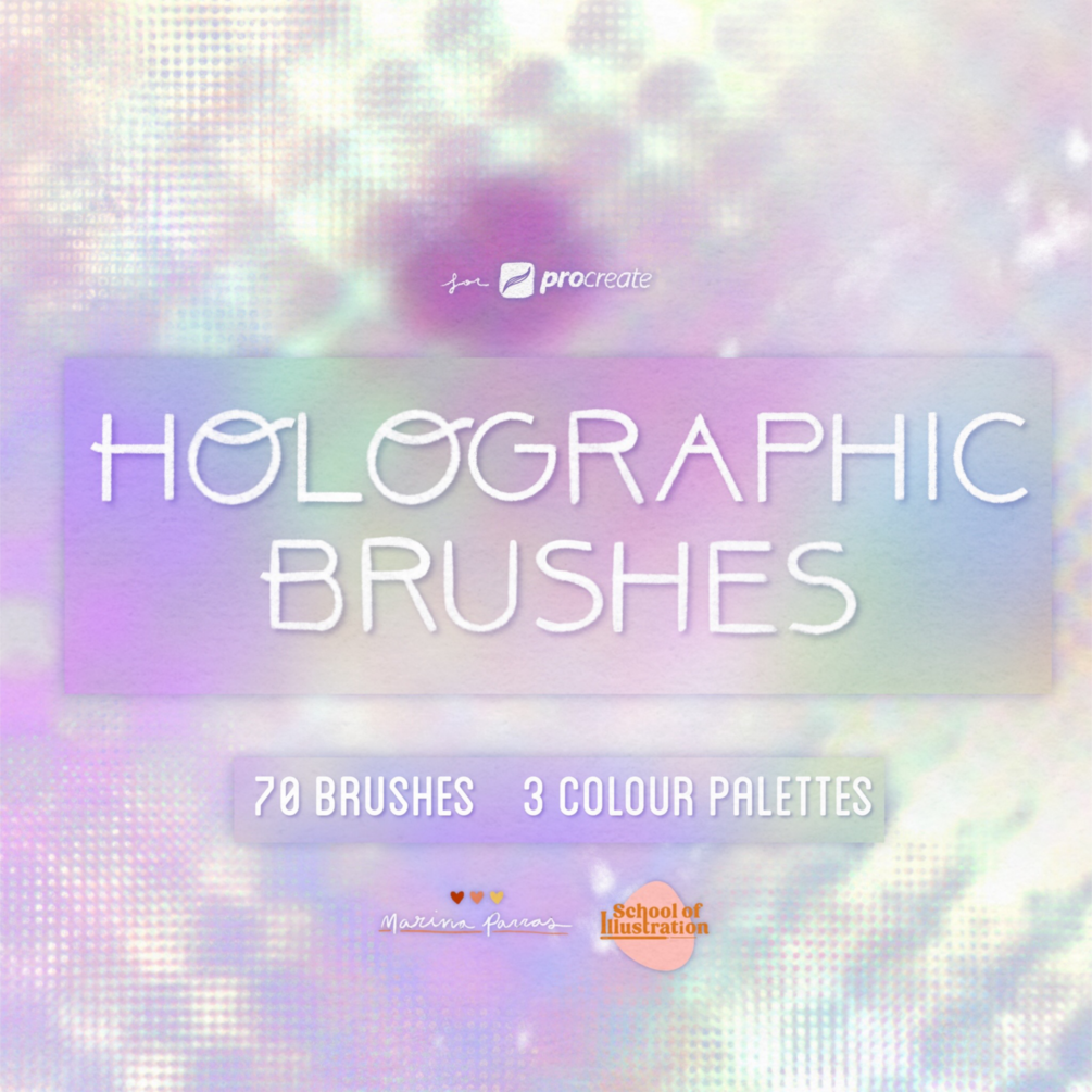 Holographic Brushes for Procreate