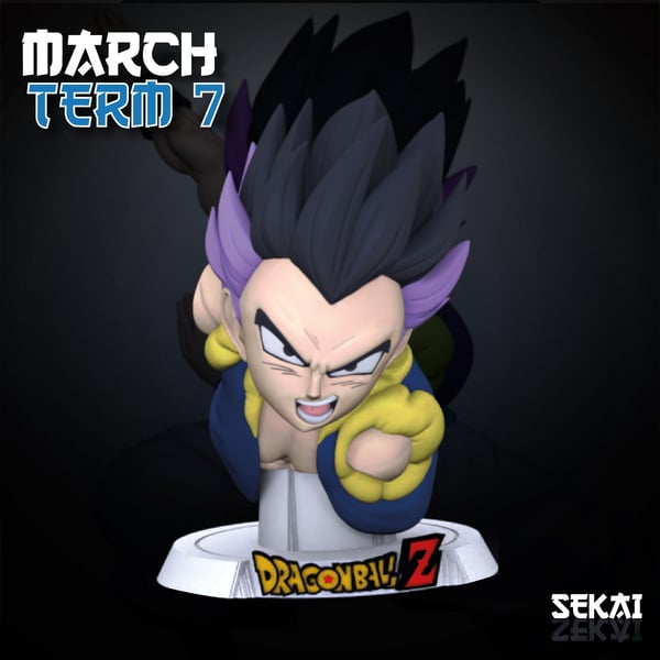 Gotenks Bust - Sekai 3D Models - Tested and Ready for 3D printing