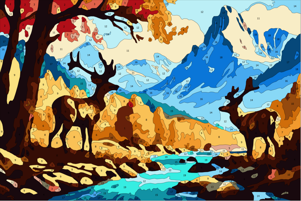 Deer Creek Color by Number