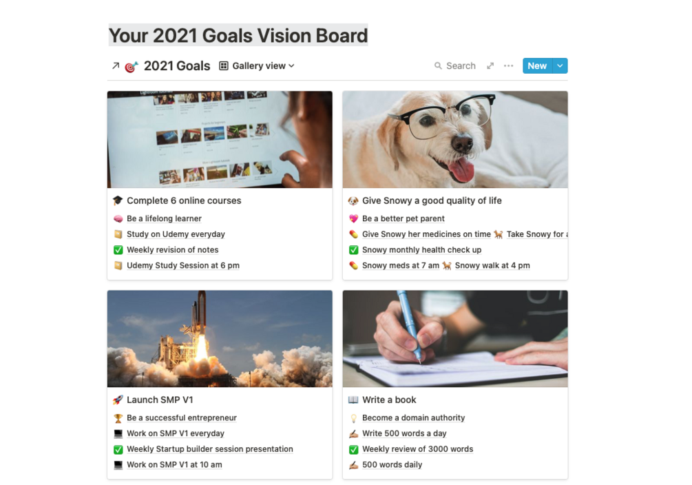 2024 Goal Setting Tool