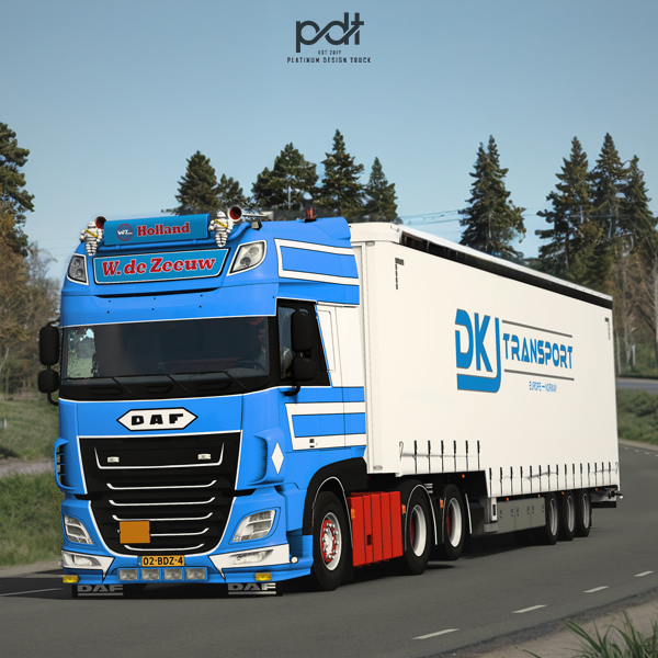 DAF XF 116 + Trailer "William de Zeeuw" by PlatinumDesignTruck