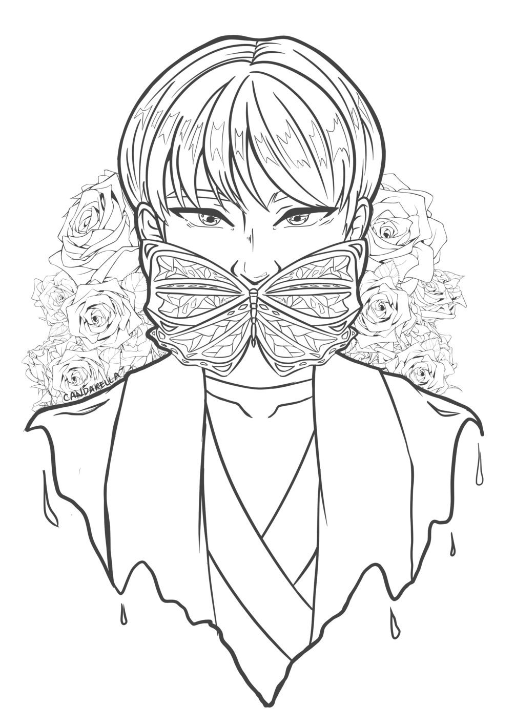 Yoongi Coloring Page By Candarella