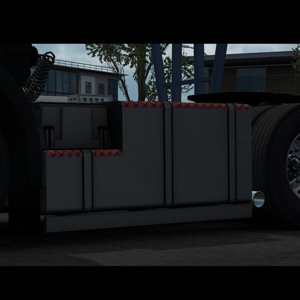 Reservoir + coffre type ronny ceusters for rjl RS & R4 4x2, 6xx long, 6xx short by 3D model art ets2