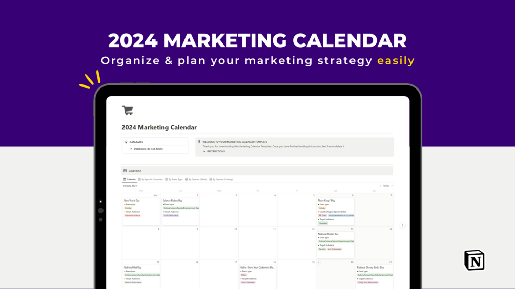 Marketing Calendar