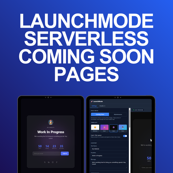LaunchMode product preview