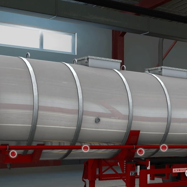 [markers, rear mudflaps tuning part] SCS ownable Schwarzmuller Trailer markers and mudflaps by WC007 D3SIGN