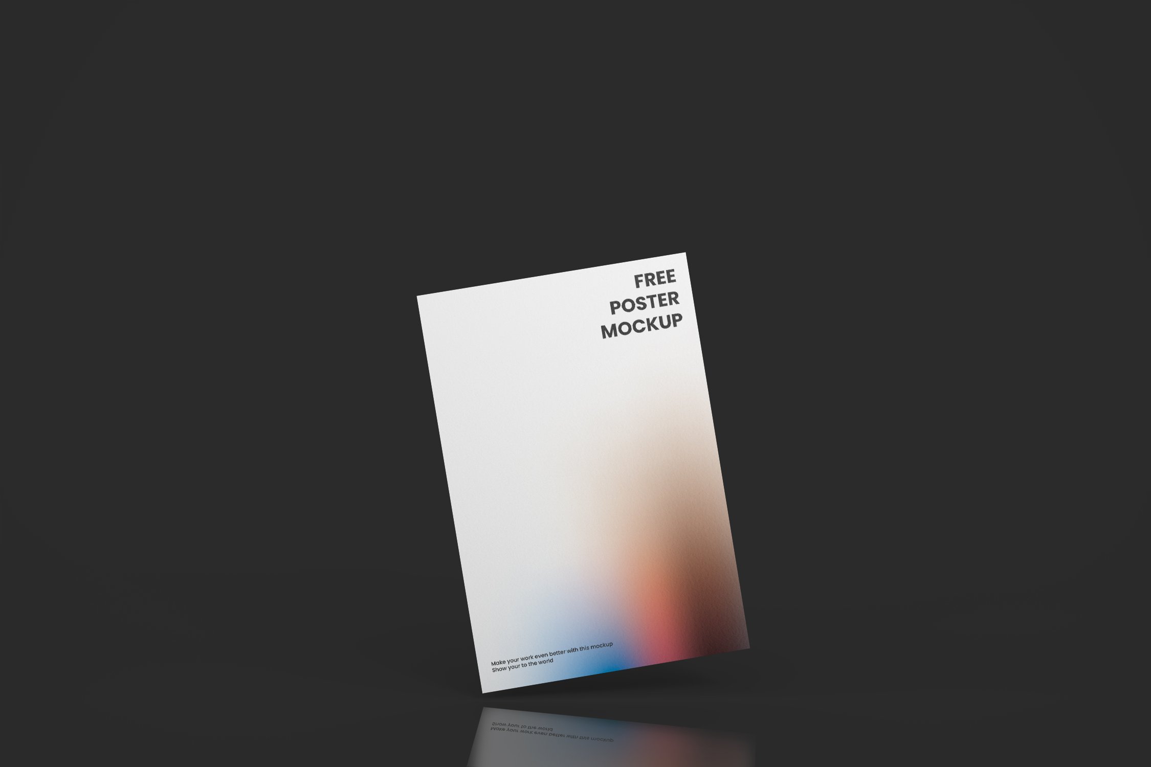 Free Studio Poster Mockup