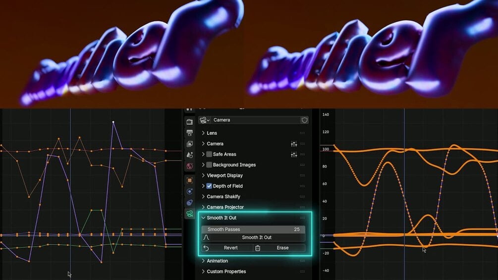 Smooth It Out graph editor and panel overview