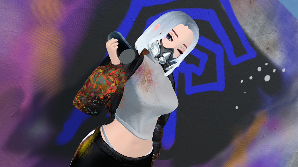 Graffiti Girl (Vrchat Avatar)