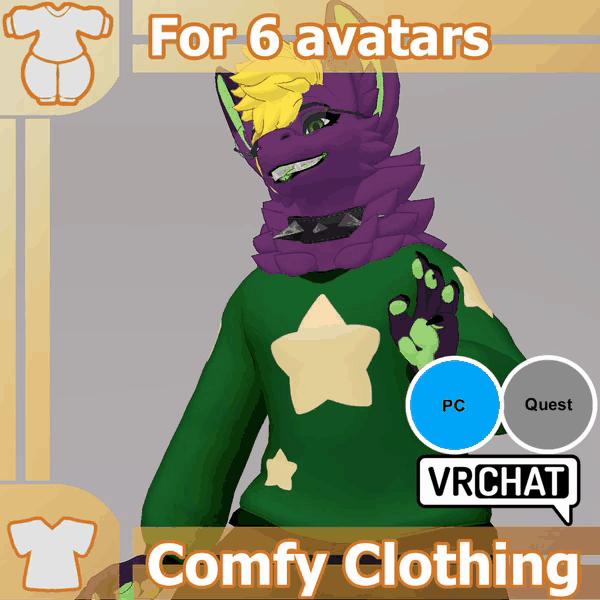 Comfy Clothing ( Pupper Mayu Vulper Regulus Fluffgan ) 