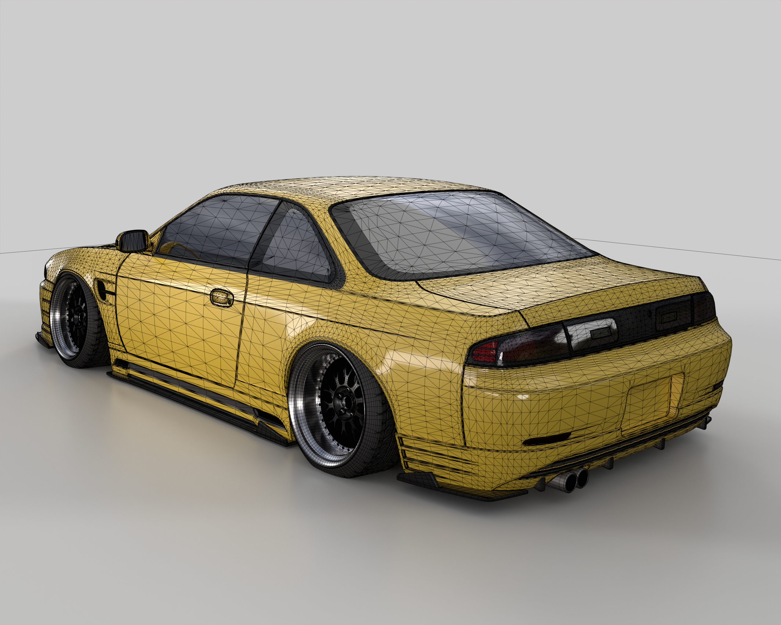 3D☆STAR NISSAN S14 SILVIA ルーフスポイラー - メルカリ