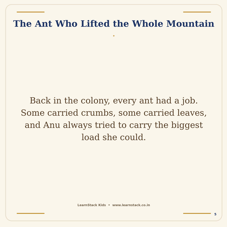 The Ant Who Lifted the Whole Mountain – A Story About Believing in Yourself preview image 10