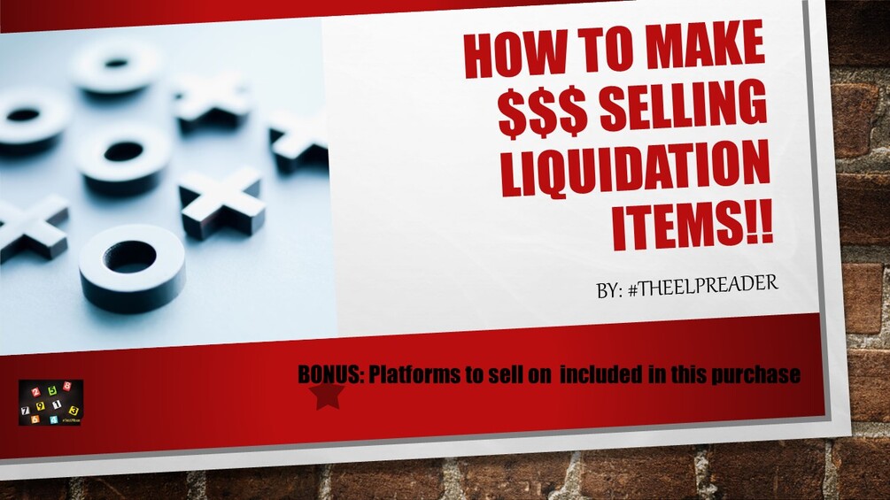 How to Make Money Selling Liquidation Items!!!