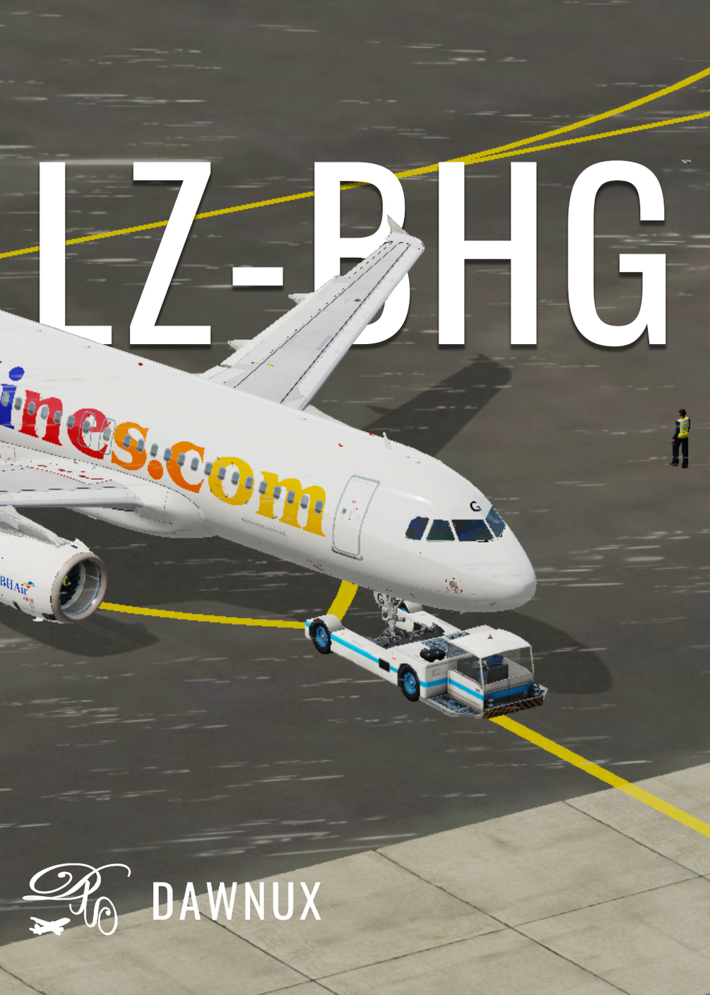 Flight Sim Labs BH Air A320 LZ-BHG for P3D