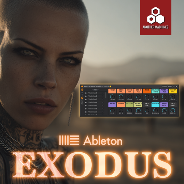 🔩 EXODUS - FM Percussive & Atmospheric Instrument for Ableton Live 11 Suite 🔩