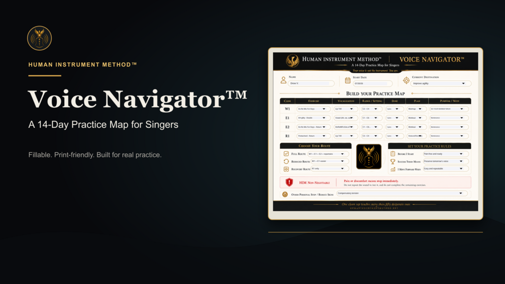 Voice Navigator practice map preview