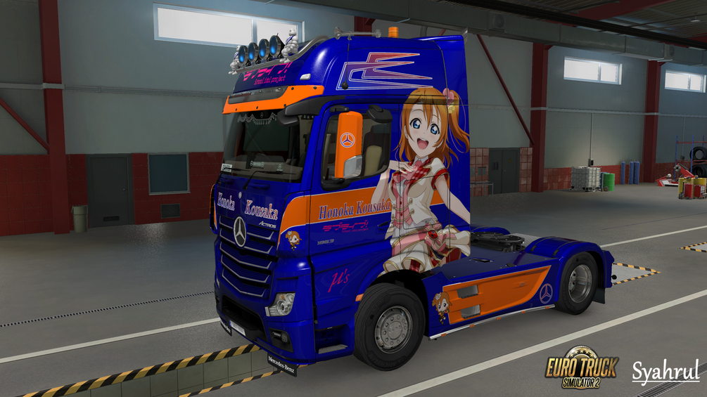 [ETS2] Honoka Kousaka | Love Live! [Combo Skin] by Syahrul Itasha Truckstyling 痛トラック
