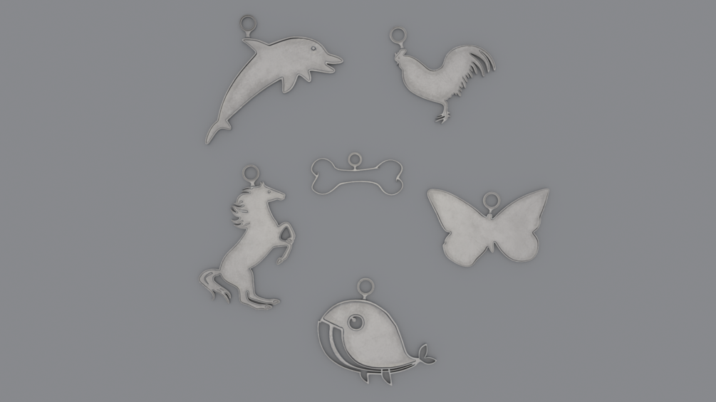 Cute - Printable Pendants
